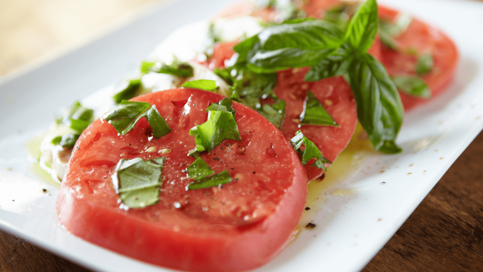 Les tomates mozzarella